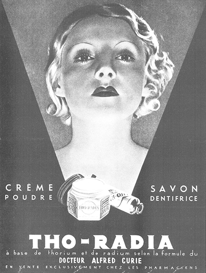 1803-cosmesticos-layout_site1 Imagem do poster de publicidade dos produtos Tho-Radia, publicada na Cinémagazine em 14 de fevereiro de 1935.