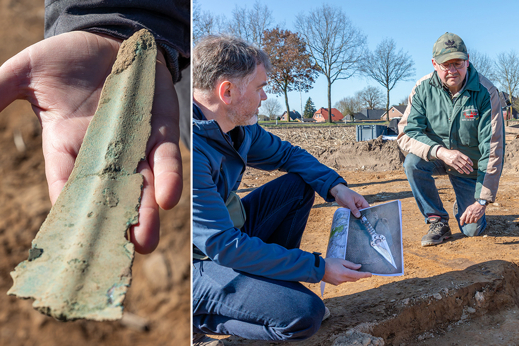 Punhais de bronze de 3,5 mil anos são descobertos em plantação de milho na Alemanha