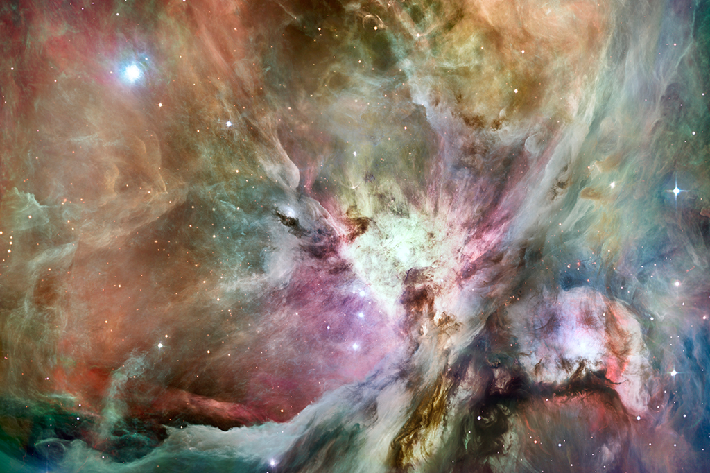 Fotografia da Nebulosa de Órion.