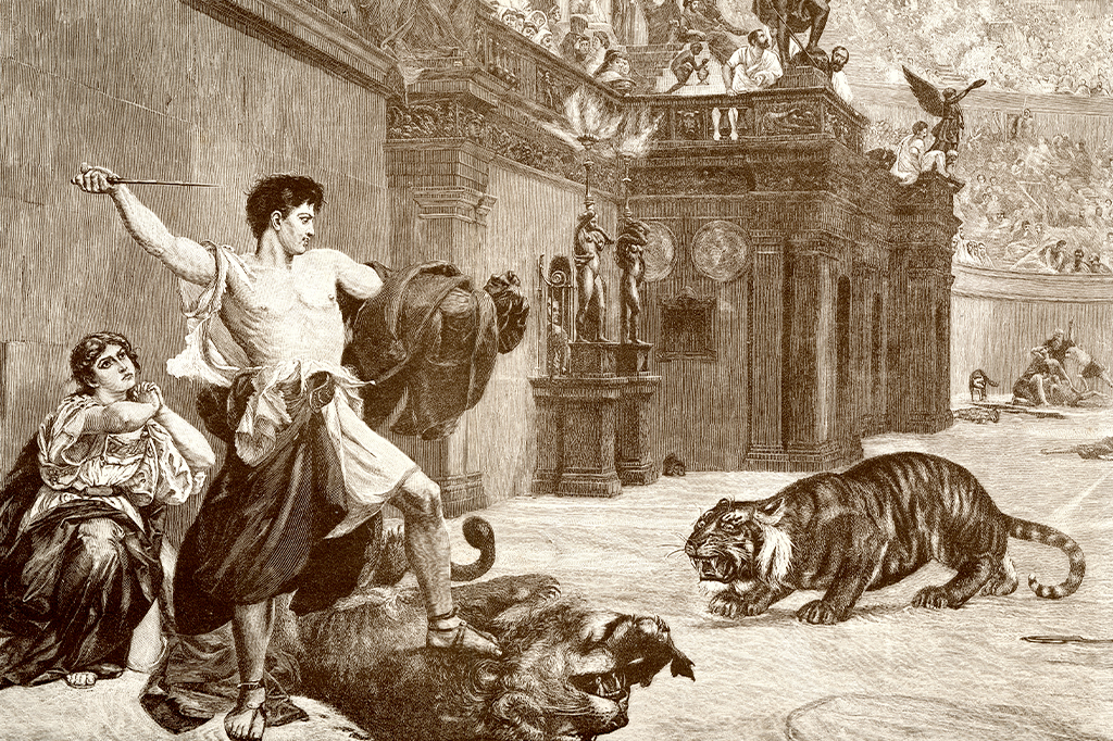 Mordidas em ossos revelam combate mortal entre gladiador romano e leão