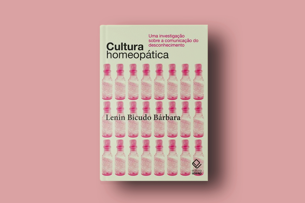 SI_474_Playlist_Cultura_Homeopática Imagem, em fundo rosa, do livro Cultura Homeopática.