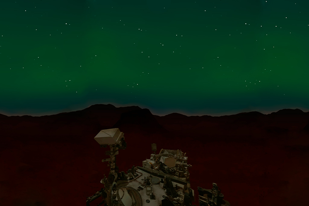 Pela primeira vez, cientistas veem aurora em Marte