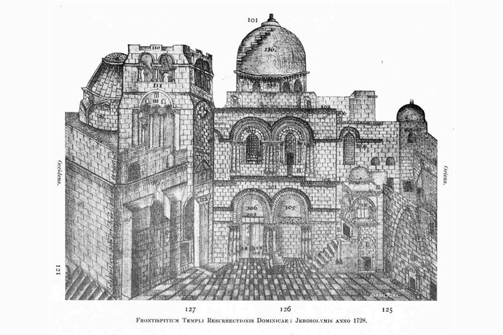 3005-escada-de-jerusalem-layout_site1 Imagem da gravura do Santo Sepulcro.