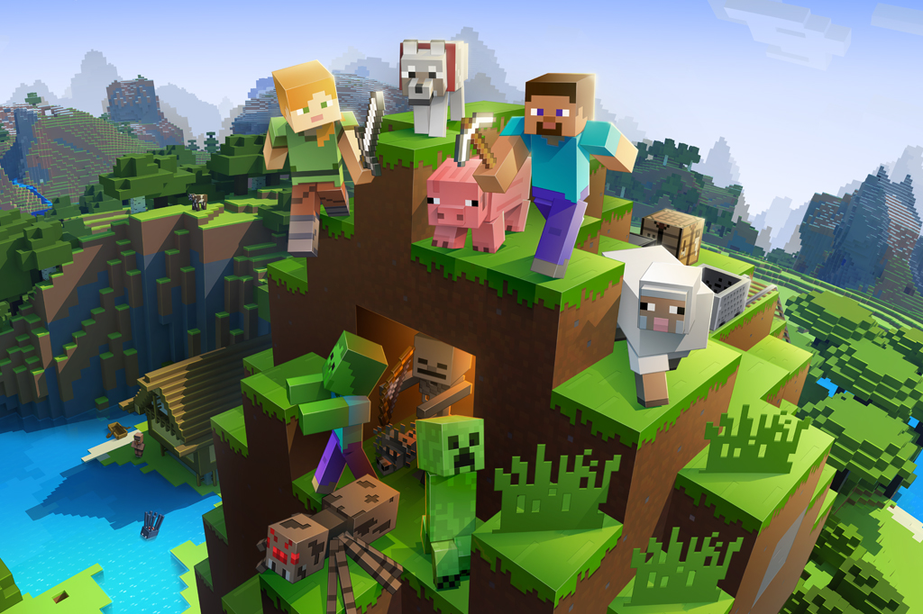 Imagem do jogo Minecraft.
