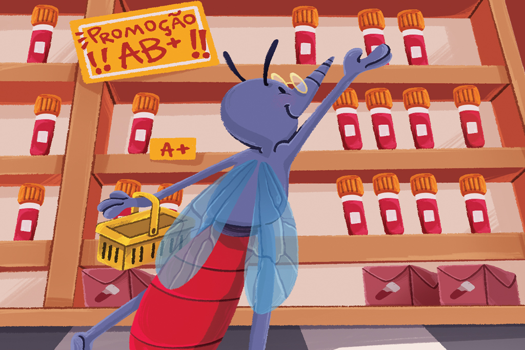 Mosquitos preferem algum tipo sanguíneo?