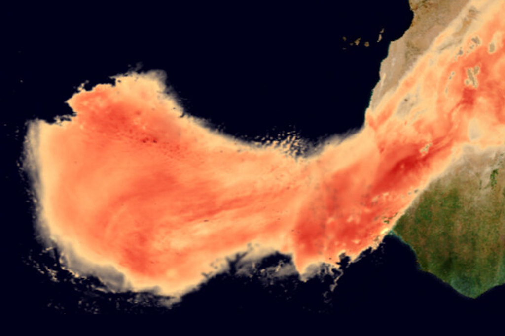  Uma nuvem de areia do Saara chega à América esta semana. Entenda