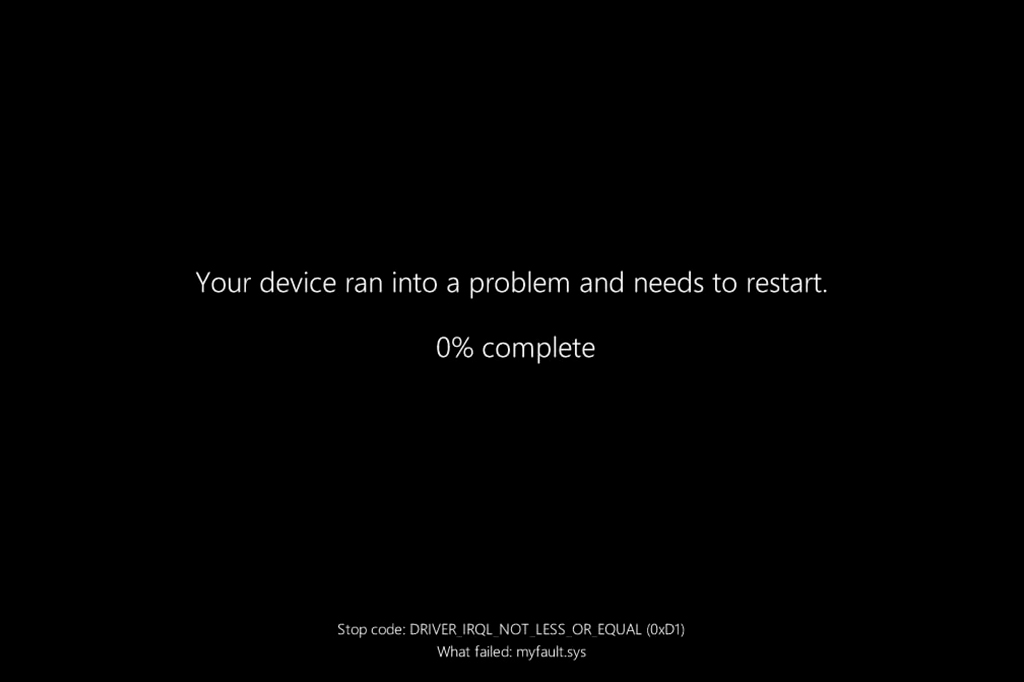 2906-Windows-layout_site1 Imagem do novo BSOD no Windows 11.