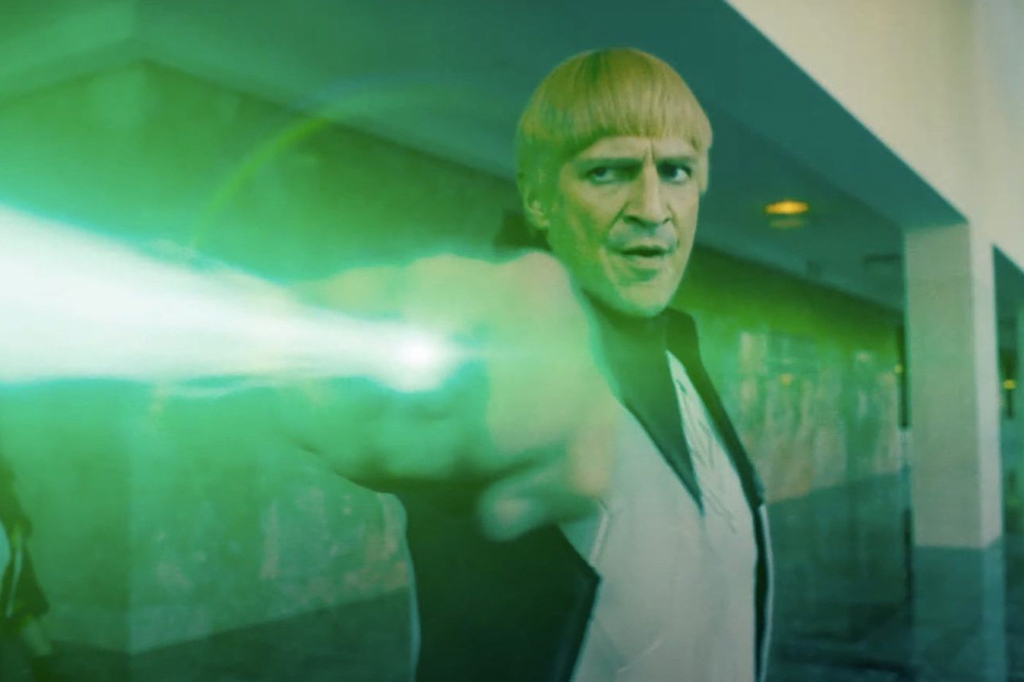 SI_476_Playlist_Abre_4 Imagem com o personagem Lanterna Verde com seu anel lançando um raio. Cena do filme Superman Legacy (2025).