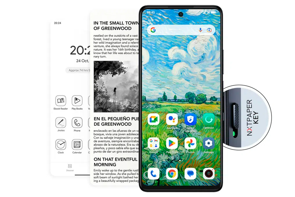 Fotografia do celular TCL 60 Nxtpaper.