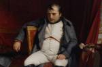 Pintura do Napoleão após sua abdicação em Fontainebleau, 4 de abril de 1814, por Paul Delaroche.