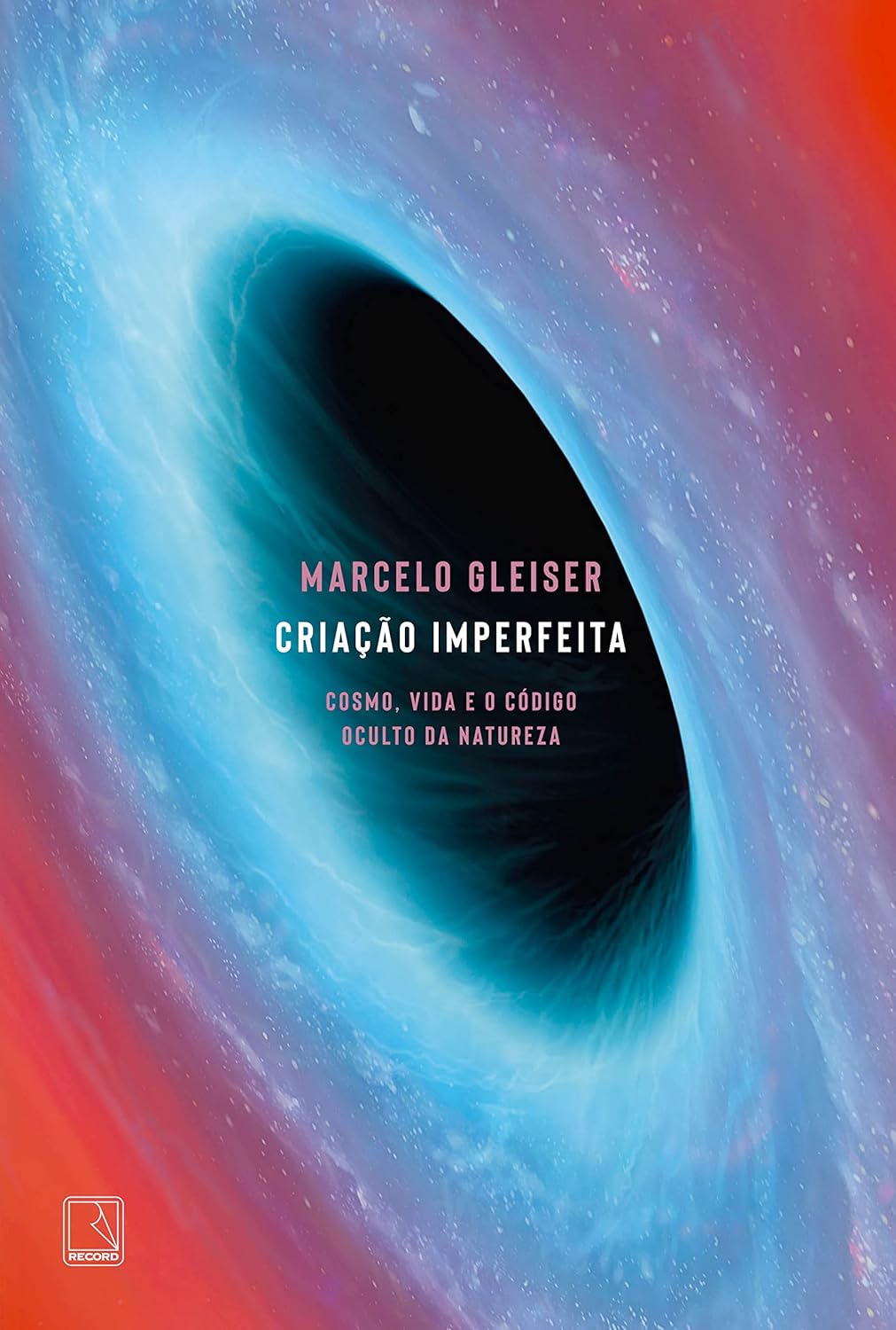 capa do livro. o título parece sair de um buraco negro