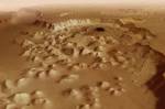 relevo de Marte, visto pela sonda Mars Express da ESA