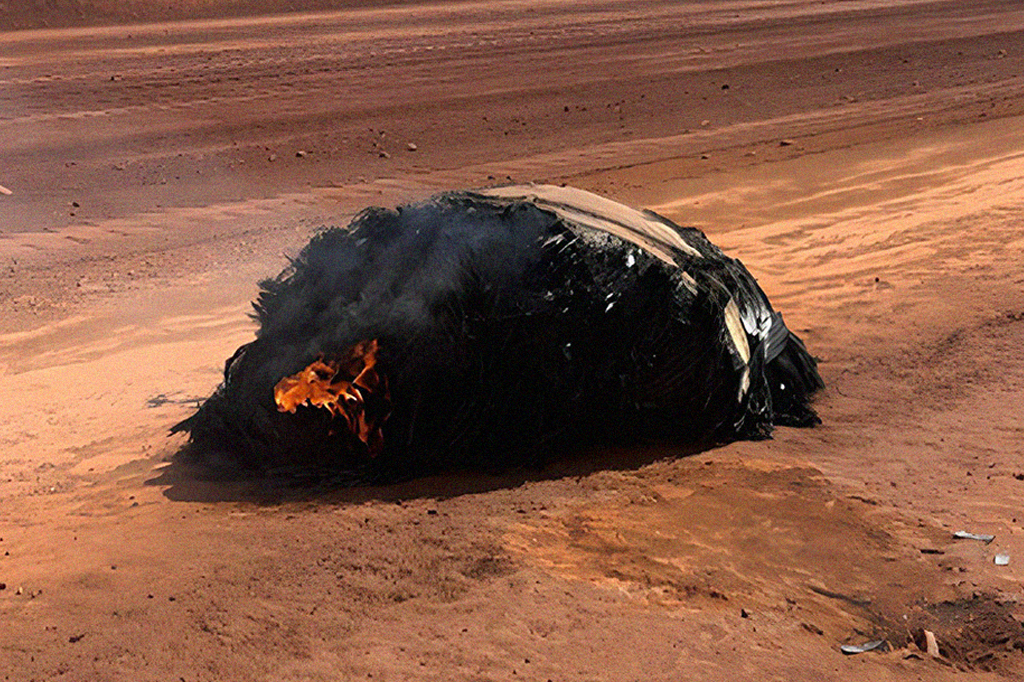 Objeto em chamas encontrado no deserto australiano provavelmente veio do Espaço