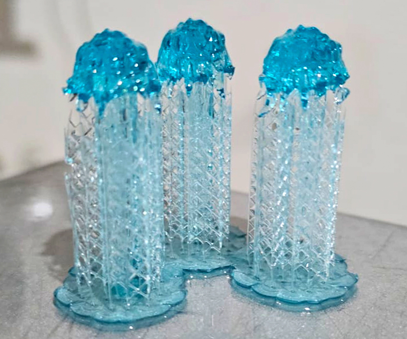 Imagem do processo da miniatura da &aacute;gua.