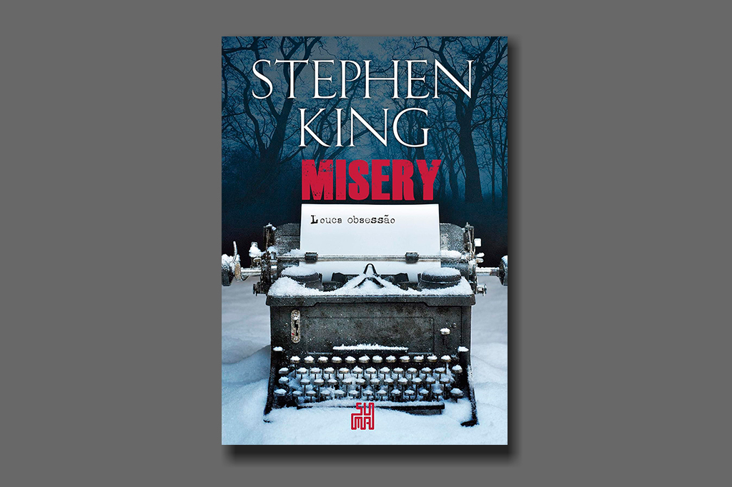 Imagem do Misery: Louca obsessão, em um fundo cinza.