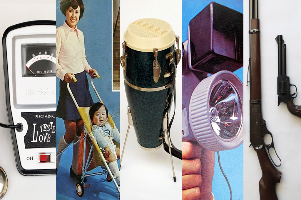 Montagem dos cinco itens que a Nintendo comercializou antes de começar a fazer games.