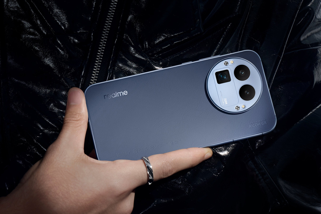 Fotografia do novo celular Realme GT 8.