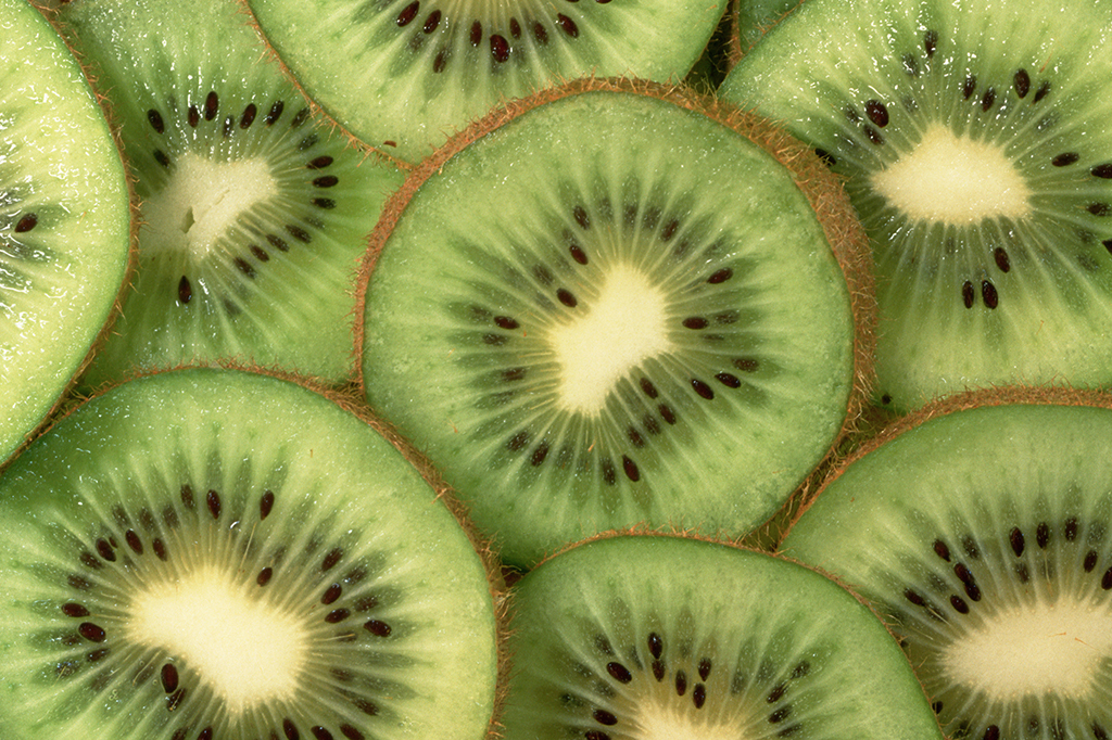 Fotografia da fruta kiwi.
