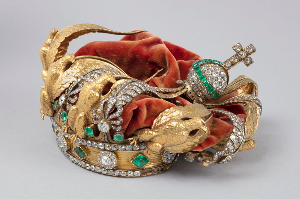 Fotogrfia da coroa da Imperatriz Eugênia.