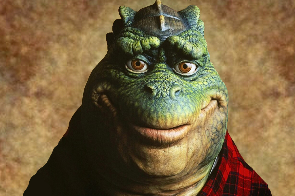 Imagem do personagem Dino da Silva Sauro.