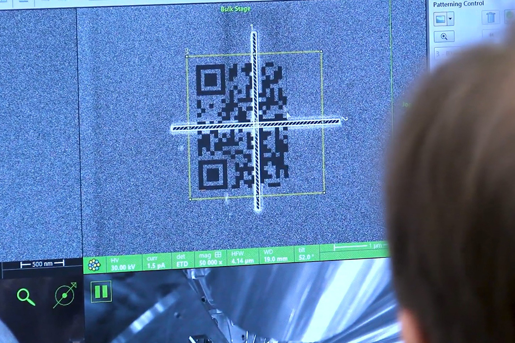 Fotografia do QRcode.