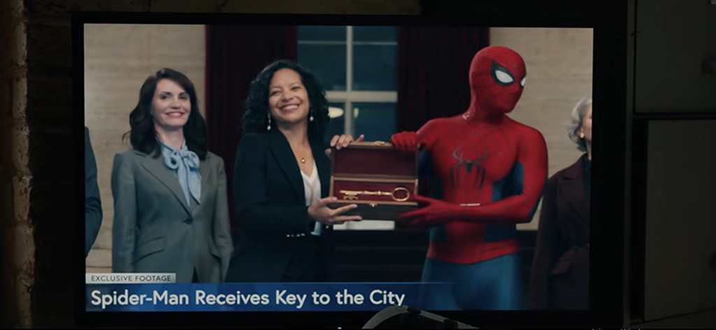 Fotografia de divulga&ccedil;&atilde;o do novo filme do Homem-Aranha: Um Novo Dia.