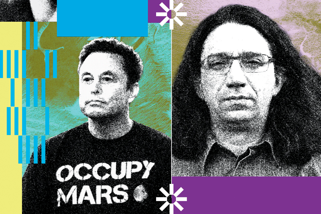Elon Musk com camiseta 