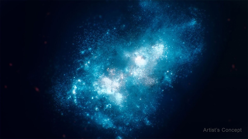 Hubble detecta luz de galáxia primitiva que astrônomos achavam ser “impossível observar”
