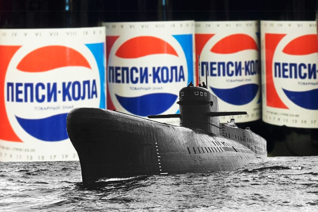 A vez em que a Pepsi adquiriu navios soviéticos e passou a ter uma das maiores frotas de submarinos do mundo