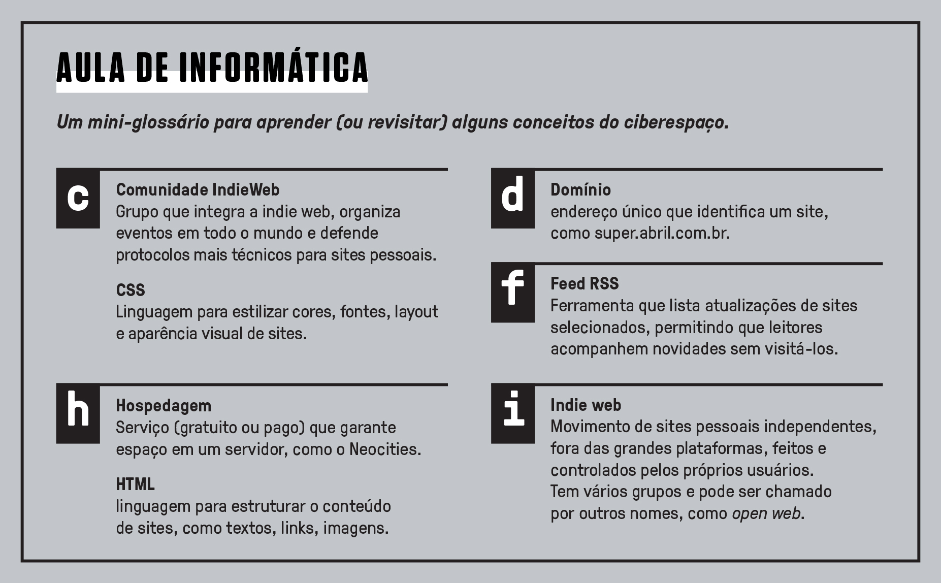 Internet à moda antiga: conheça a indie web, onde as pessoas ainda ...